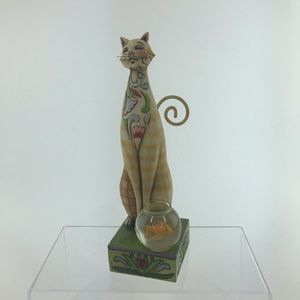 Jim Shore Heartwood Creek Standing Cat Figurine